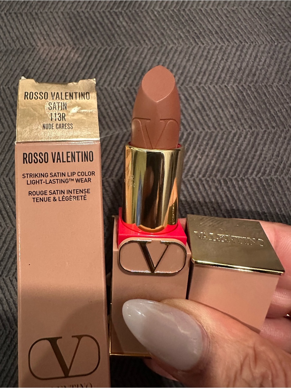 Valentino Rosso Valentino Satin Lipstick - Nude Caress (Warm Nude)